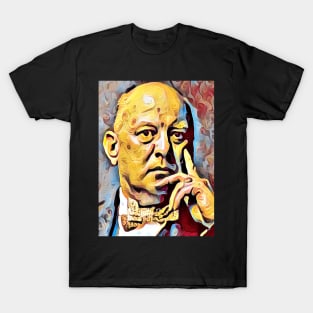 Aleister Crowley The Great Beast of Thelema  painted impressionist surrealist style T-Shirt